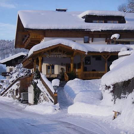 Berggasthof Hintergfoell Unken Exterior foto