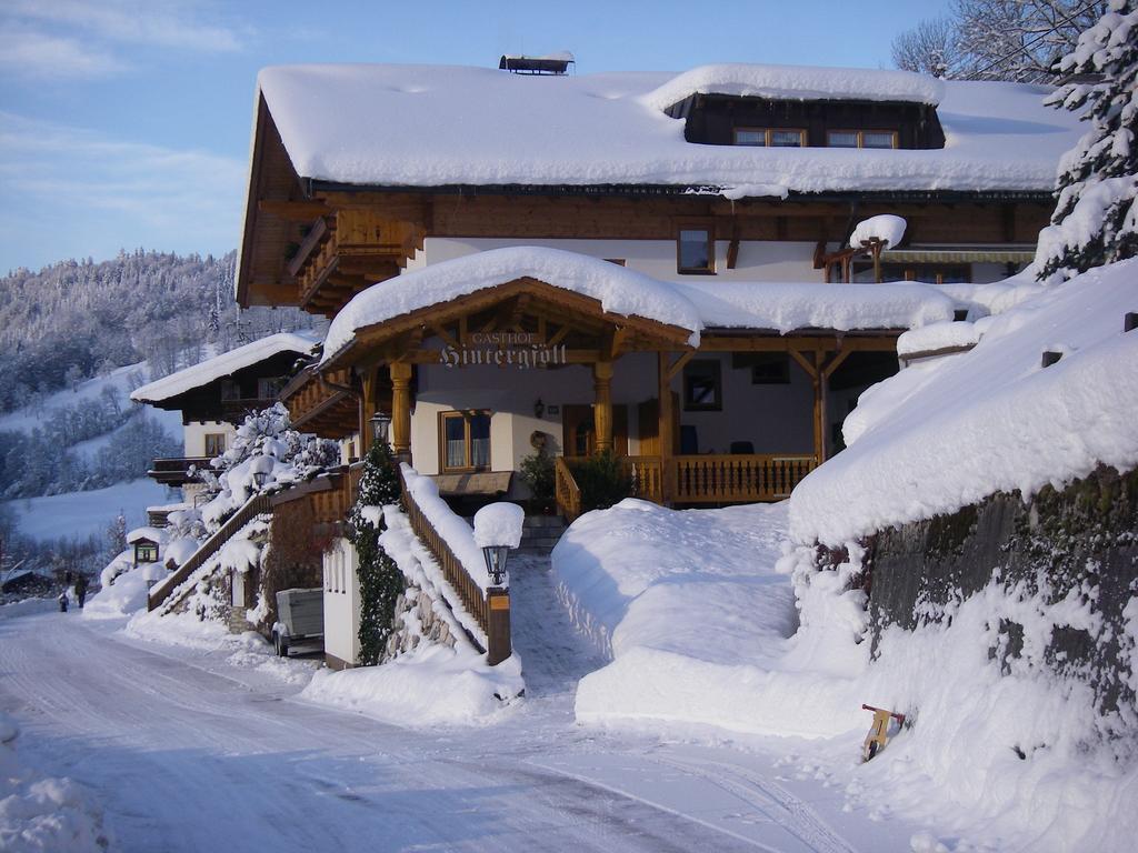 Berggasthof Hintergfoell Unken Exterior foto
