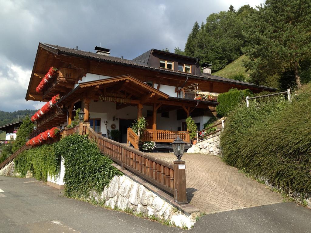 Berggasthof Hintergfoell Unken Exterior foto